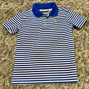 Masters Blue & White Striped Boys Polo Size 3T